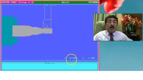 CNC MANUAL PART PROGRAMMING-LATHE-DEMO-DENFORD FANUC TURNING SIMULATION SOFTWARE-PROBLEM-5-SESSION-2