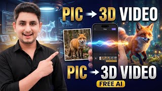 How To Make AI Talking Animal Videos FREE (On Mobile) | Normal Pic To 3D Animation Tutorial screenshot 5