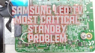 Samsung UA23H4003AR standby problem repair process step by step