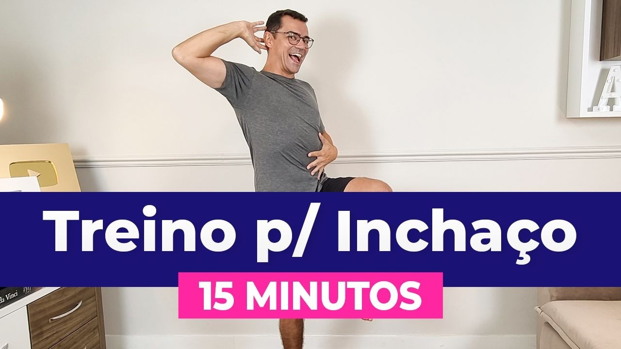EXERCÍCIO FÁCIL PARA DRENAGEM E  POSTURA EM 15 MINUTOS - Como desinchar as PERNAS e a BARRIGA