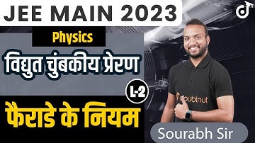 JEE Main 2023 | Electromagnetic Induction | Faradays law | IIT JEE Physics Preparation