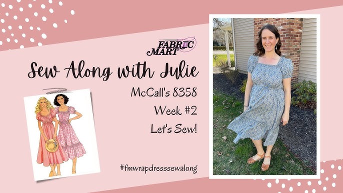Sew Along with Julie - McCall's 8358 Wrap Dress Sew Along