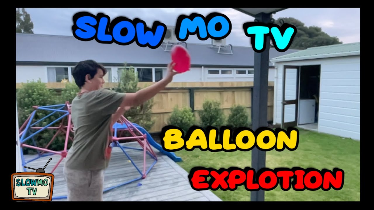 SATISFYING Water Balloon Explosion | Slow Motion Balloon Throw - YouTube
