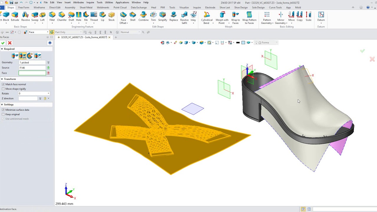 3d shoe design software, Tecnología de fijación superficial YouTube
