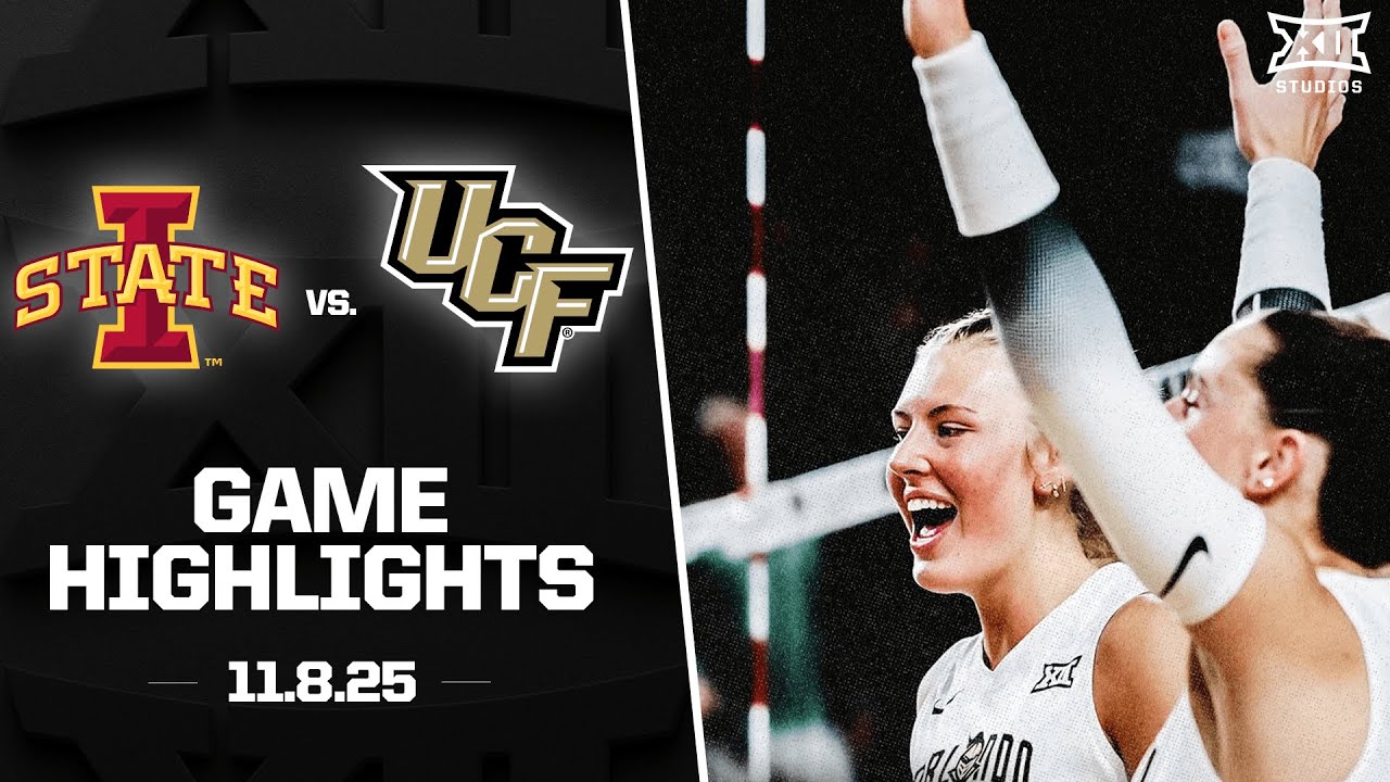 #24 Iowa State vs. UCF Highlights (11.8.25) | 2025 Big 12 Volleyball