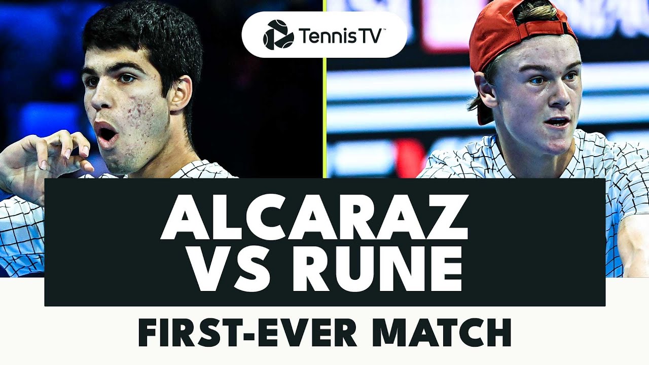 Carlos Alcaraz vs Holger Rune First-Ever Match! Next Gen Finals 2021 Extended Highlights