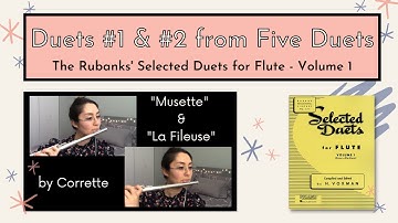 Duet #1 (Musette) & Duet #2 (La Fileuse) | Five Duets Selected from the Works of Corrette