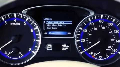2013 Infiniti JX   Vehicle Information Display   YouTube