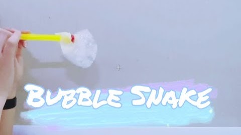 Bubble Snakes | Easy Experiment To Do At Home