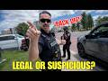 Citizen Challenges Police After Officer Puts Hands On Him #firstamendment #idrefusal #auditthepolice