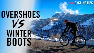 Winter cycling overshoes Vs Dedicated winter shoes: what's best for you?