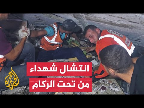 شهداء وجرحى بقصف إسرائيلي استهدف شقة سكنية في مخيم جباليا شمال قطاع غزة