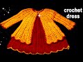 Crochet sweater dress for girls by||allhometips