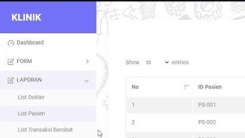 Source Code Aplikasi Sistem Klinik II C