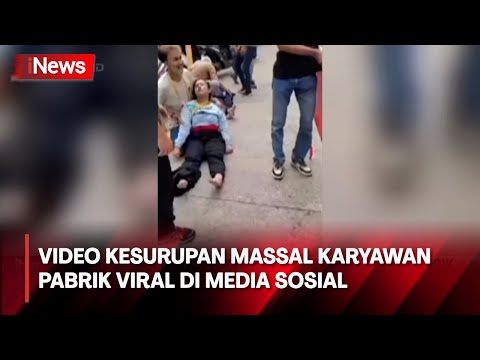 VIRAL! Ratusan Karyawan Pabrik di Majalengka Kesurupan