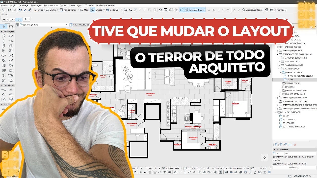 DIÁRIO DE BORDO #03, cliente pediu para mudar o layout do projeto...
