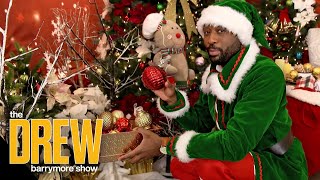 Mikel Welch Shows Drew How to Decorate a Large Space for the Holidays