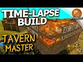 Tavern master timelapse building a massive medieval inn  simulation and management indie game