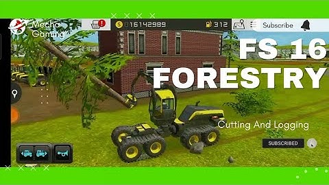 Farming Simulator 16: Tree Cutting, Forestry, and Logging Gameplay! fs 16 forestry