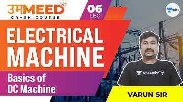 Basics of DC Machine  | L:6 | Electrical Machines | GATE 2021 Ummeed Crash Course