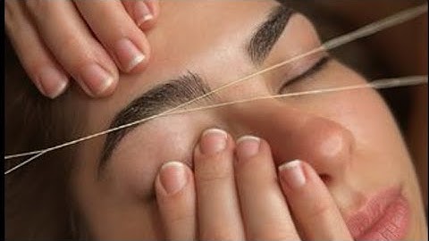 How to Thread Eyebrows at Home | Perfect Eyebrow Shaping Tutorial (Step by Step Guide) 