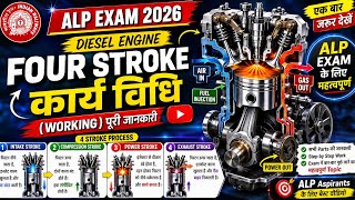 Four Stroke Diesel Engine Working Knowledge For ALP EXAM CBT 2