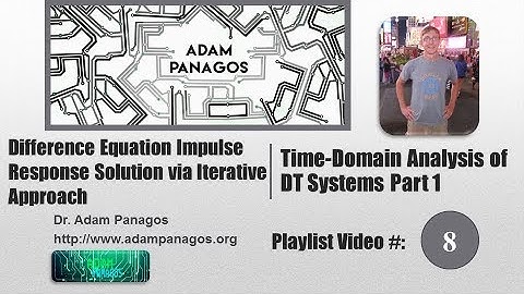 Difference Equation Impulse Response Solution via Iterative Approach