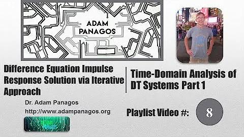 Difference Equation Impulse Response Solution via Iterative Approach