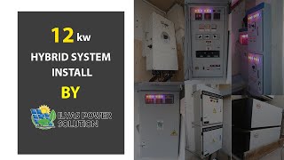 12Kw Hybrid System Install By Ilyaspowersolution.
