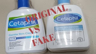 Cetaphil Cleanser original vs Fake