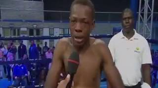 Mokoena Nkopane cries in the ring, quits boxing