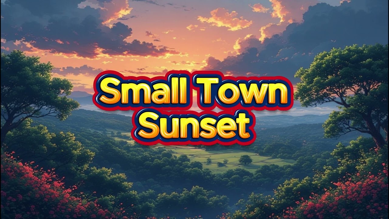 Small Town Sunset (Non-vocal Country Music)