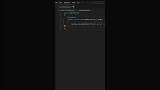 How to Run simple Java Program in VS Code|| Run HelloWorld Java Program in VS Code shorts ytshorts