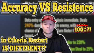 You NEED! to KNOW This about Accuracy VS Resistence in Etheria Restart!