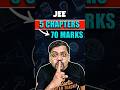 Top 5 Most Scoring Chapters for JEE Mains 2026 | Score 50-70 Marks Easily #jeemains2026 #iitjee