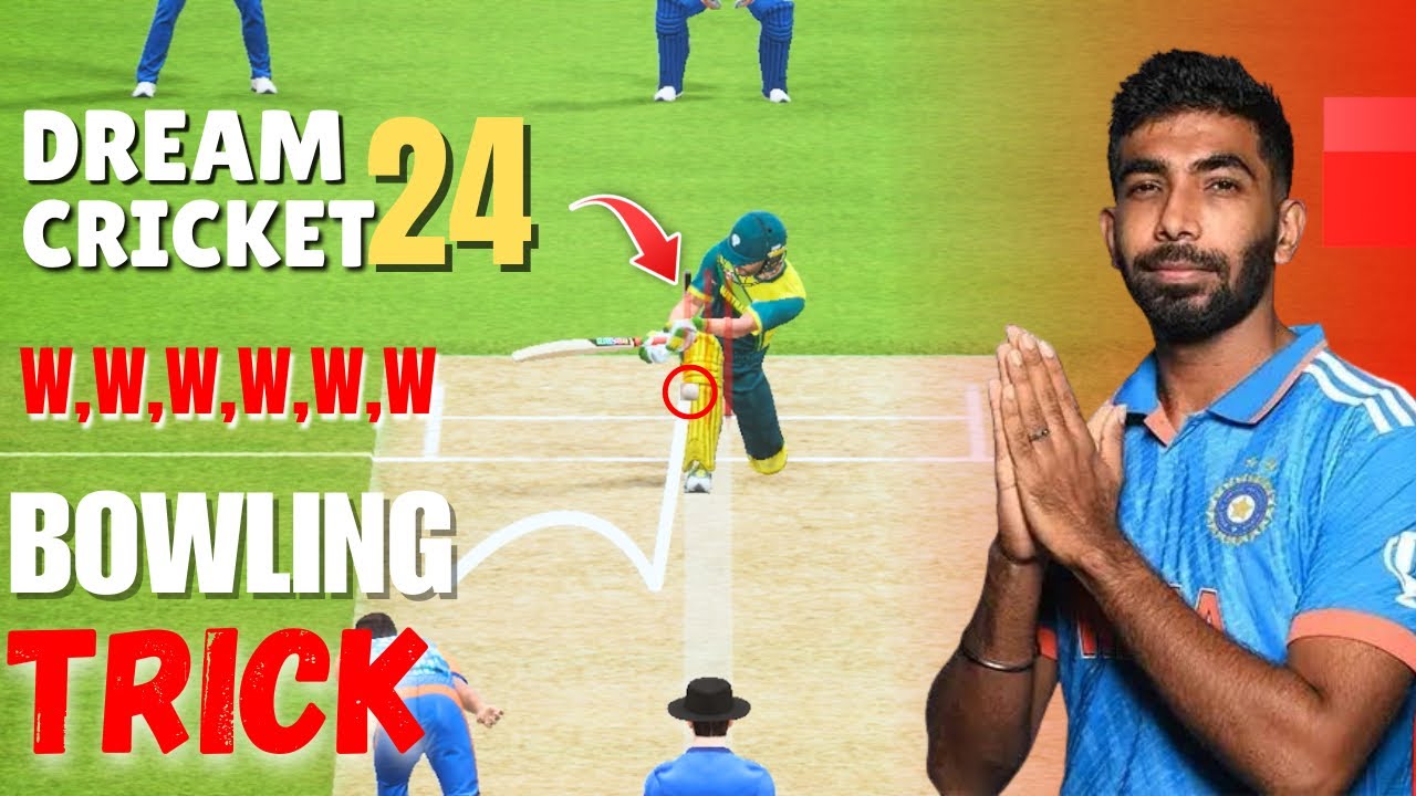 Dream Cricket 24's BEST Fast Bowling Trick ever 🔥|