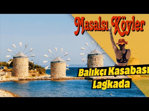 SAKIZ ADASI'nda GEZİLECEK YERLER |MASALSI BİR KÖY PİRGİ