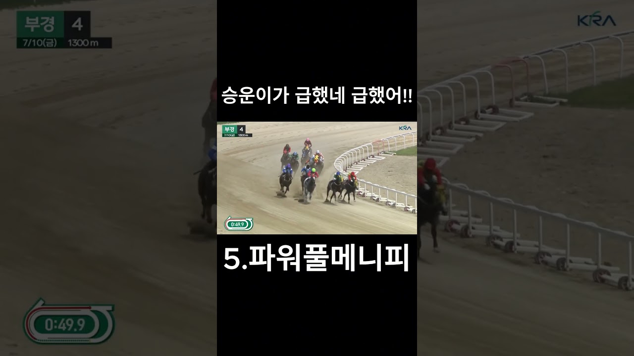 승운이가 급했네 급했어   #경마  #경마예상  #경마방송  #경마예상방송  #서울경마  #금요경마  #토요경마  #일요경마 #경마장