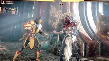 Mortal Kombat 11- Scorpion Shows Sindel A Hot Time.. (Shaolin Trap Dungeon)