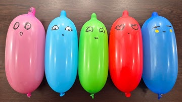 Making Slime with Funny Balloons - Satisfying Slime video