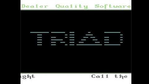 C64 Crack Intro: TRIAD All Borders Swinger  by Triad 2020