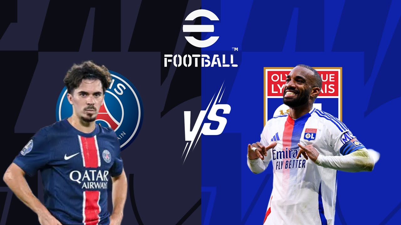 PSG VS OLYMPIQUE LYONNAIS MATCH HIGHLIGHT |EFOOTBALL GAMEPLAY VIDEO |