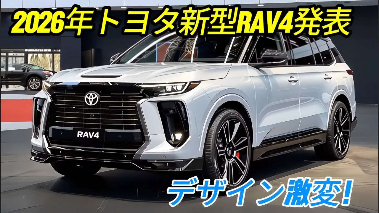 Toyota unveils new RAV4 for 2026, with a dramatic change in design