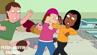 Family Guy  Chris and Meg fights the whole School!!!
