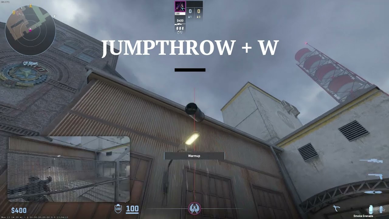 CS2 TRAIN | T - MAIN SMOKE FROM CT