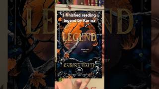 Review of Legend by Karina Halle #booktube #bookreview #romancebooks #gothicbooks