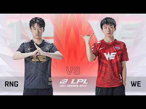 RNG vs. WE [Ván 3] - Tuần 9 Ngày 2 - LPL Mùa Hè (2021)