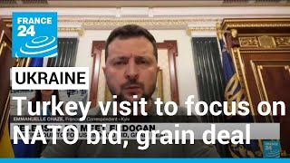Zelenskys Turkey Visit To Focus On Ukraines Nato Bid, Grain Deal France 24 English