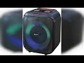 Rezension: Denver Party-Lautsprecher BPS-250 | LED Lichtshow Rhythmusfunktion, 8 Zoll Woofer & 1,...