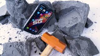 Ulefone Armor 11 5G Destruction Test - Cement Test
